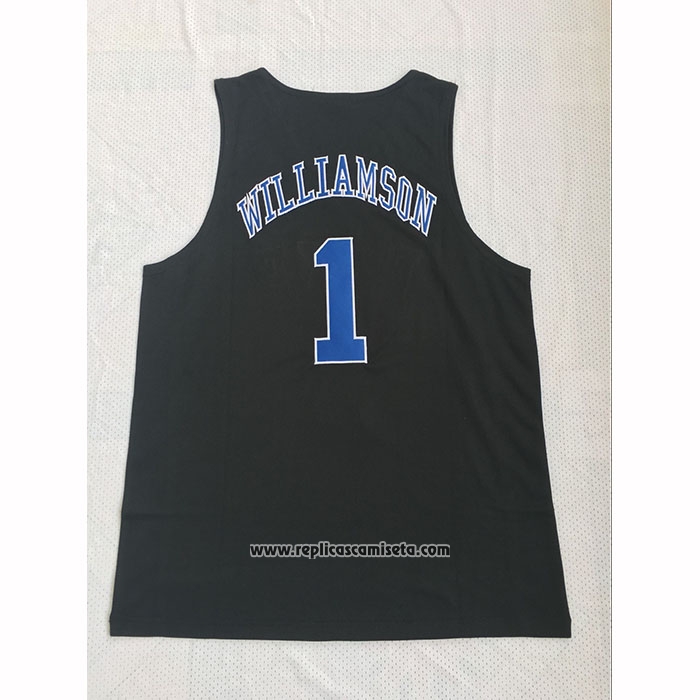 Camiseta NCAA Duke Blue Devils Zion Williamson Negro
